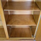 Wood and rattan wardrobe 60'