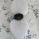 Pair of vintage wall lights from the 60s-70s in striped opaline glass and gilded brass.