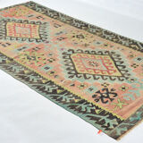 Anatolian handmade kilim rug 298 cm x 154 cm