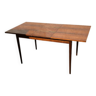 Table à manger extensible milieu du siècle années 60 bois 130cm-160cm, MIER Topolcany