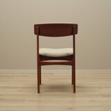 Set of four teak chairs, Danish design, 1960s, manufactured by N. & K. Bundgaard Rasmussen