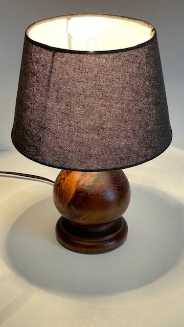 Solid Wood Lamp in a Country Style