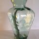 Trapeze vintage thick glass vase