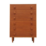 Commode en teck, design danois, années 1960, production Danemark