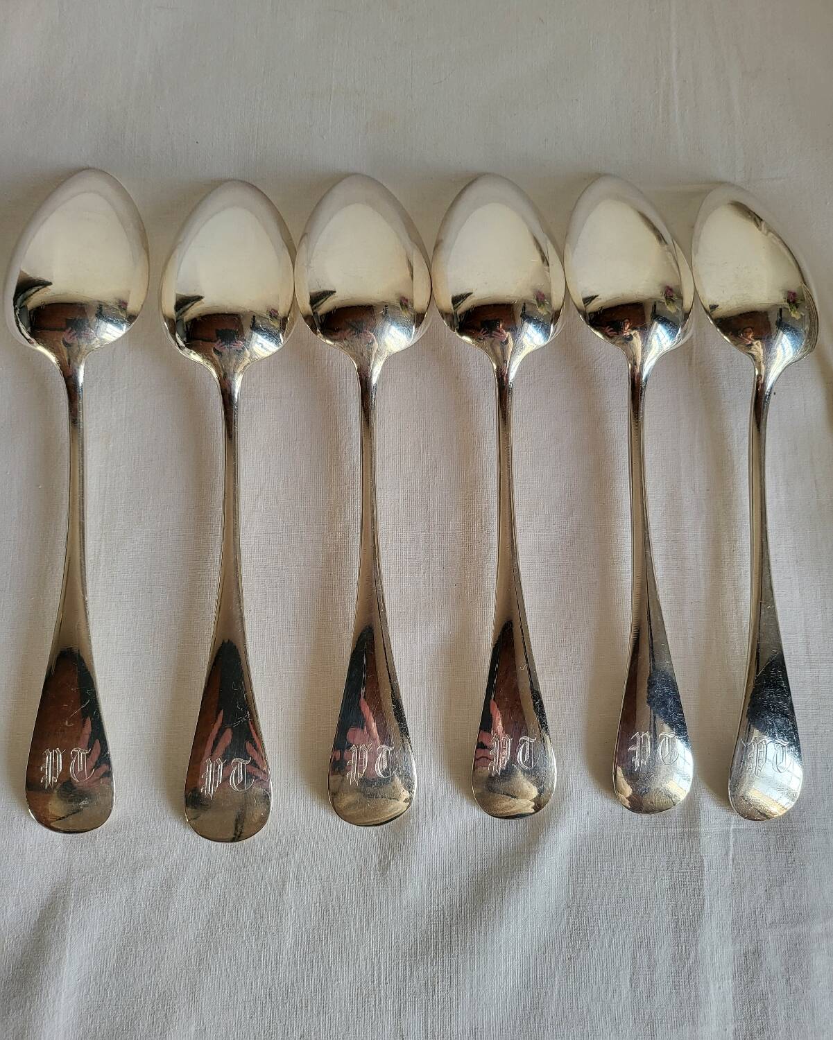 Silver-plated Table Cutlery Ridoux 6 Spoons and 6 Forks