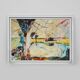 Modern Abstract Landscape, Oil on Canvas, Signed, Belgium, 1982