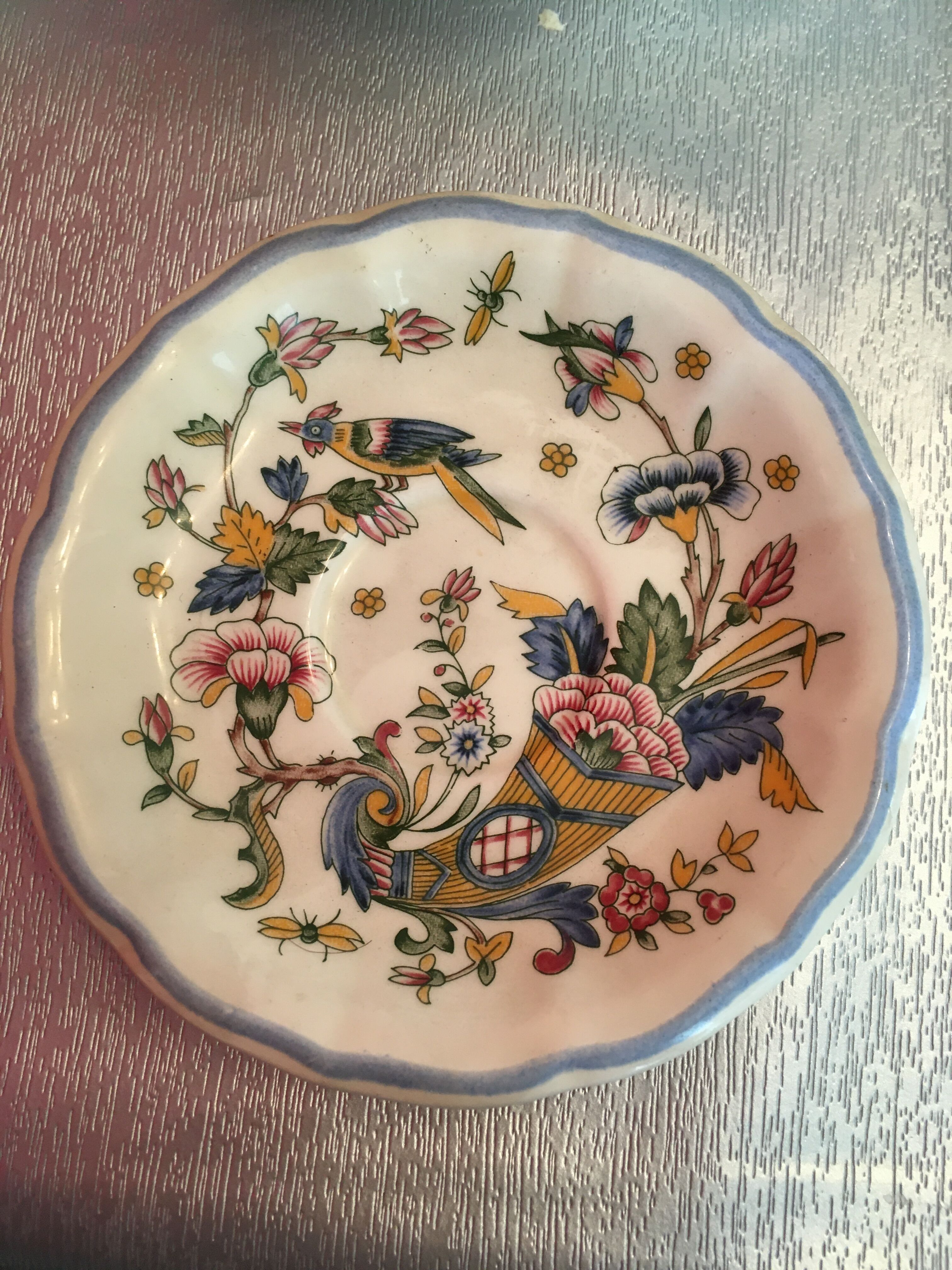 Service pieces at Gien's "The Horn of Plenty"