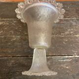 Masserini barocco fruit bowl pair moulded glass bead row vintage