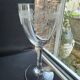 6 Saint Louis wine glasses Manon service Pantograph engraving IV