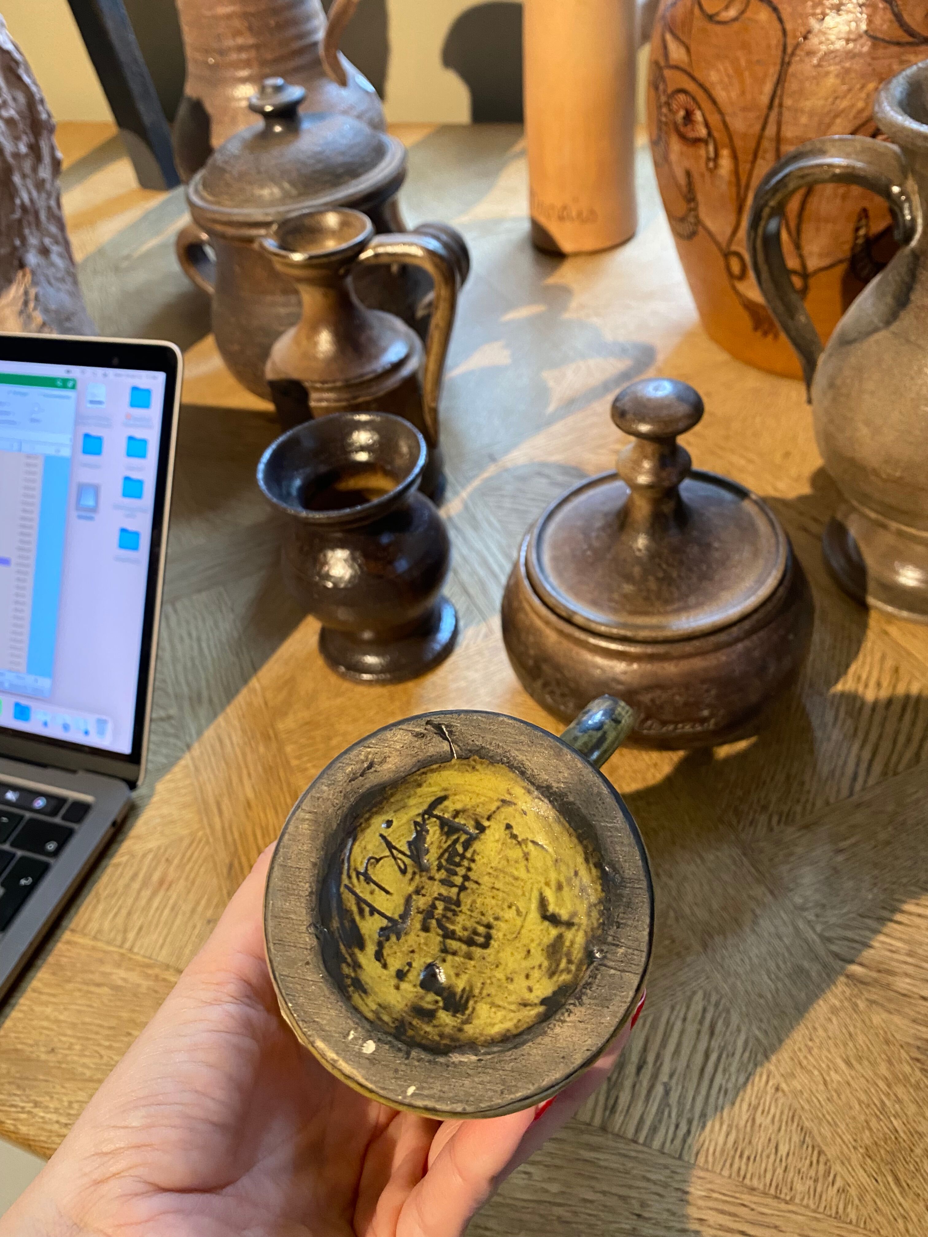 Ceramic pitcher Jacques Blin