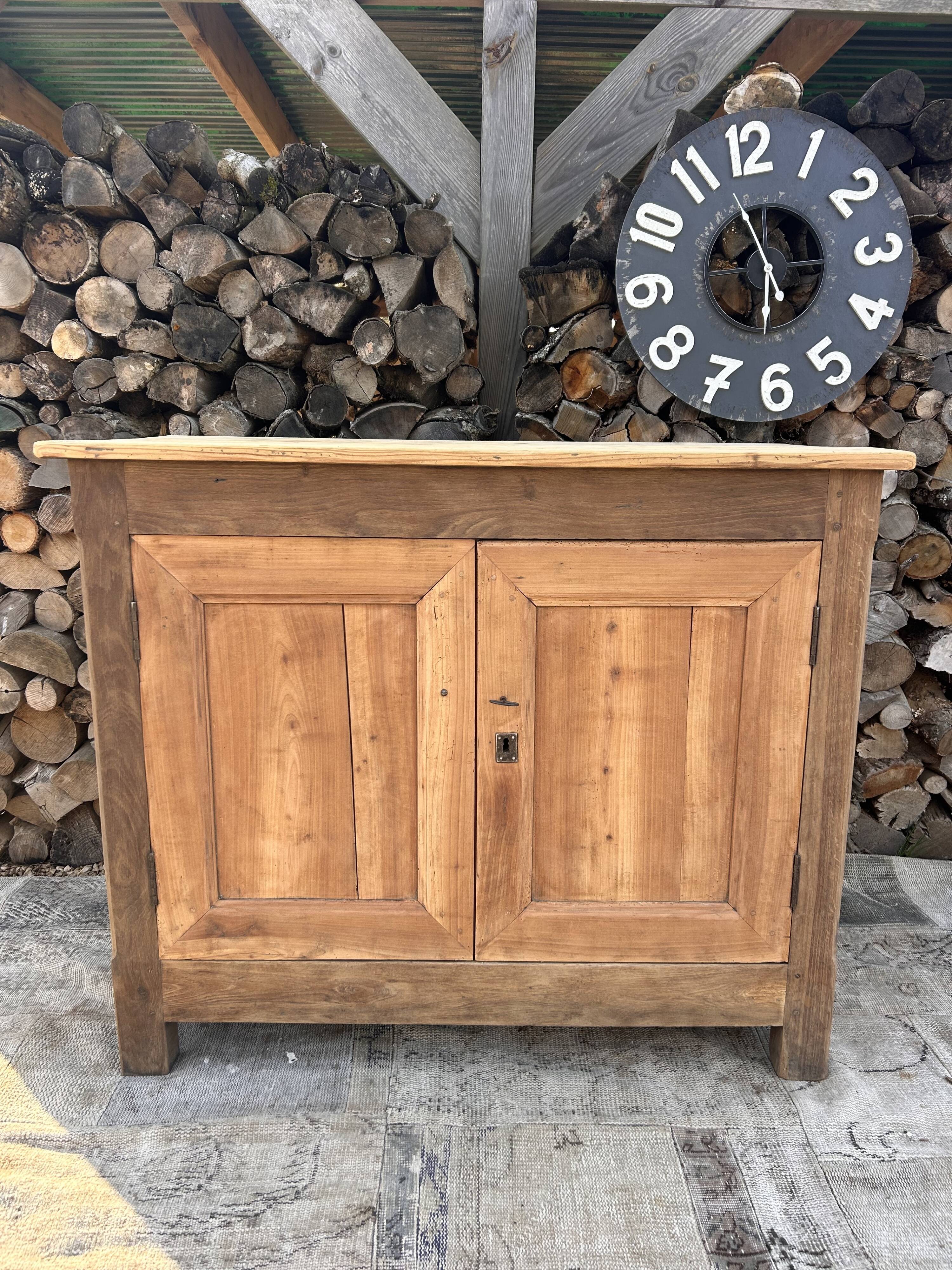 Renovated wooden sideboard