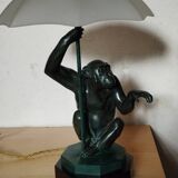 Lamp sculpture by Max Le Verrier