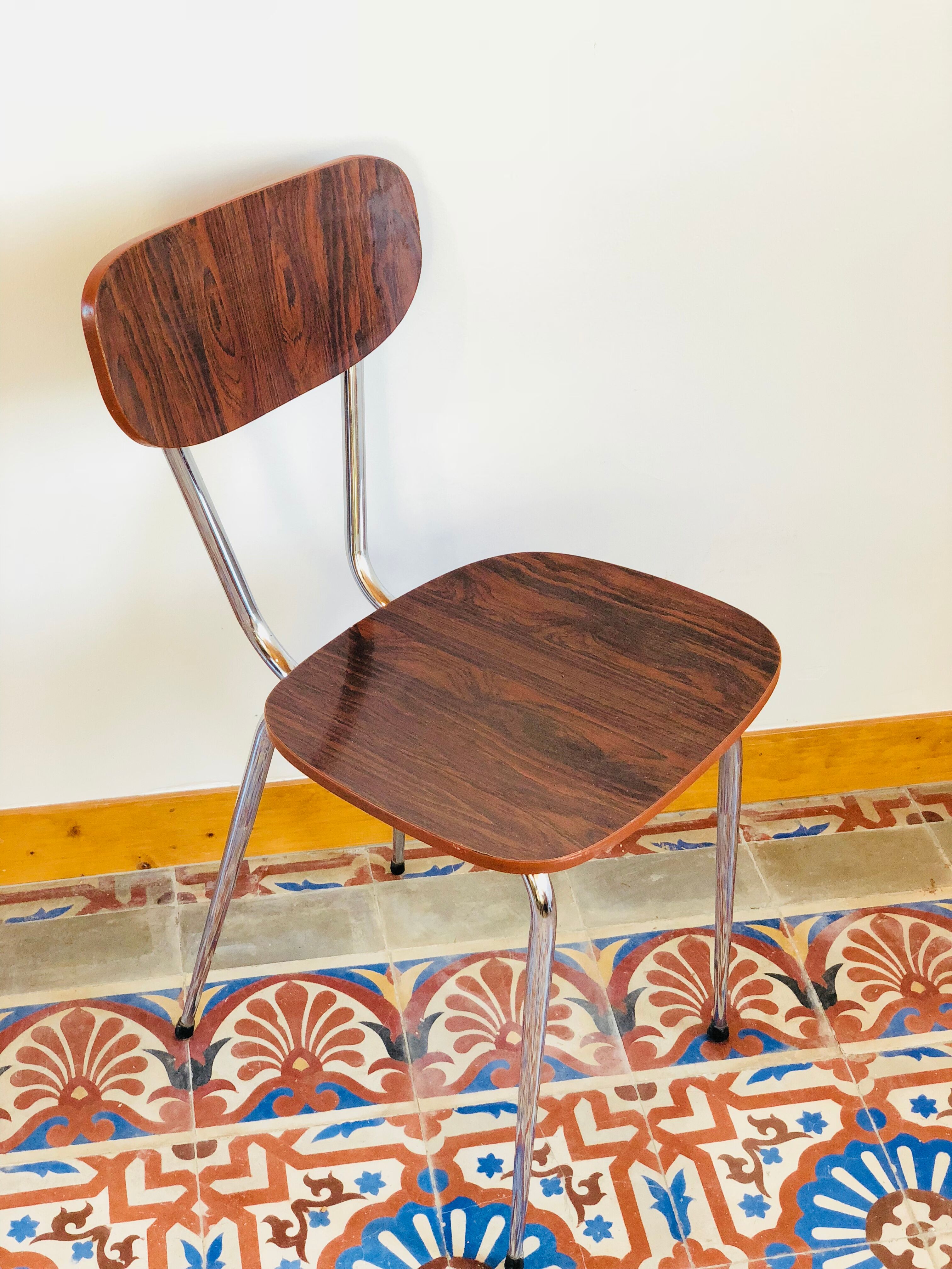 Formica 1960 rosewood Chair