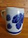 Salt-glazed stoneware mug from Alsace by Antoine Krummeich, Betschdorf.