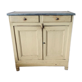 Buffet parisien jaune pâle