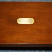Vintage Military Campaign Coffee Table by REH Kennedy