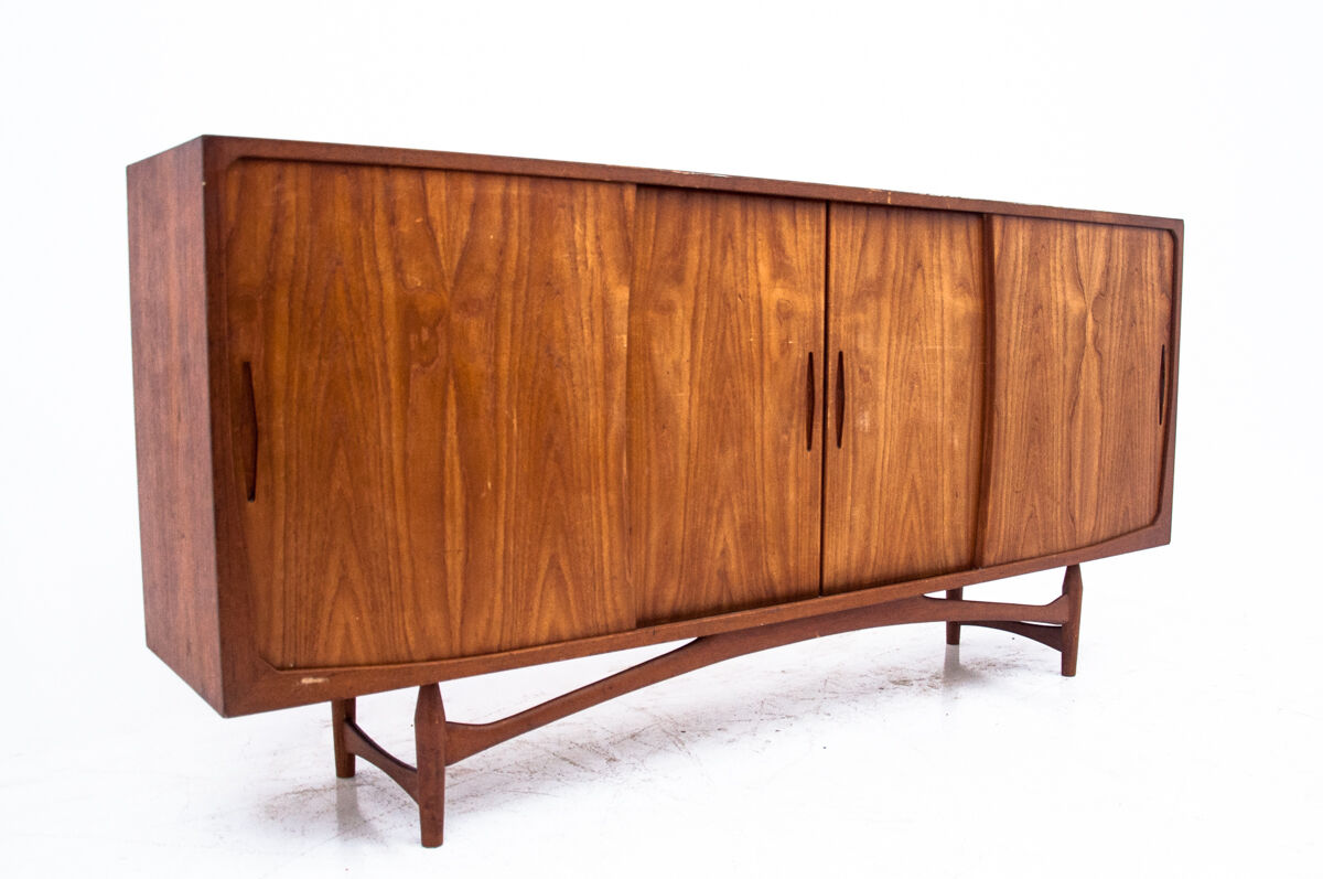 Teak highboard chest of drawers, Denmark, 1960s