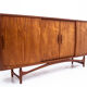 Teak highboard chest of drawers, Denmark, 1960s