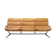 Three Seater Sofa in Leather by Strässle, Switzerland - 1960's