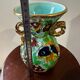 Cerdazur Monaco vase in ceramic with fish decoration