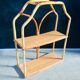 Rattan shelf