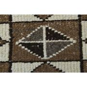 1970s Vintage Turkish Hand-Knotted Wool Cotton Beige Runner Rug 81x388