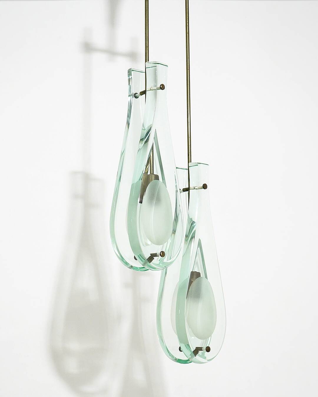 Pendant lamp mod. 2259/2 by Max Ingrand, Fontana Arte, 1960s
