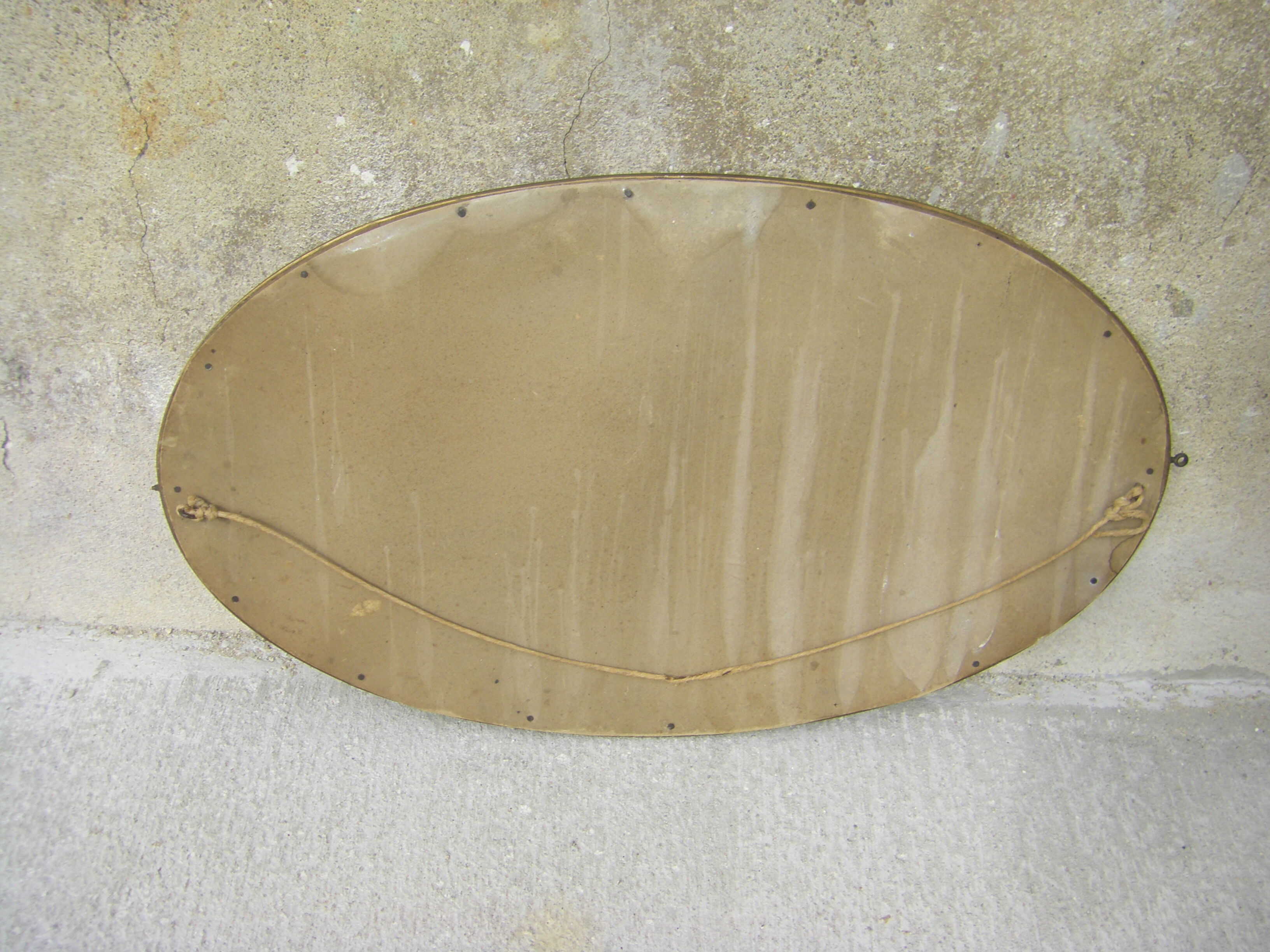 Mirror gilded wood decoration with rose