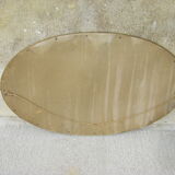 Mirror gilded wood decoration with rose