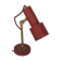 Stilnovo, vintage red brass table lamp from 50s