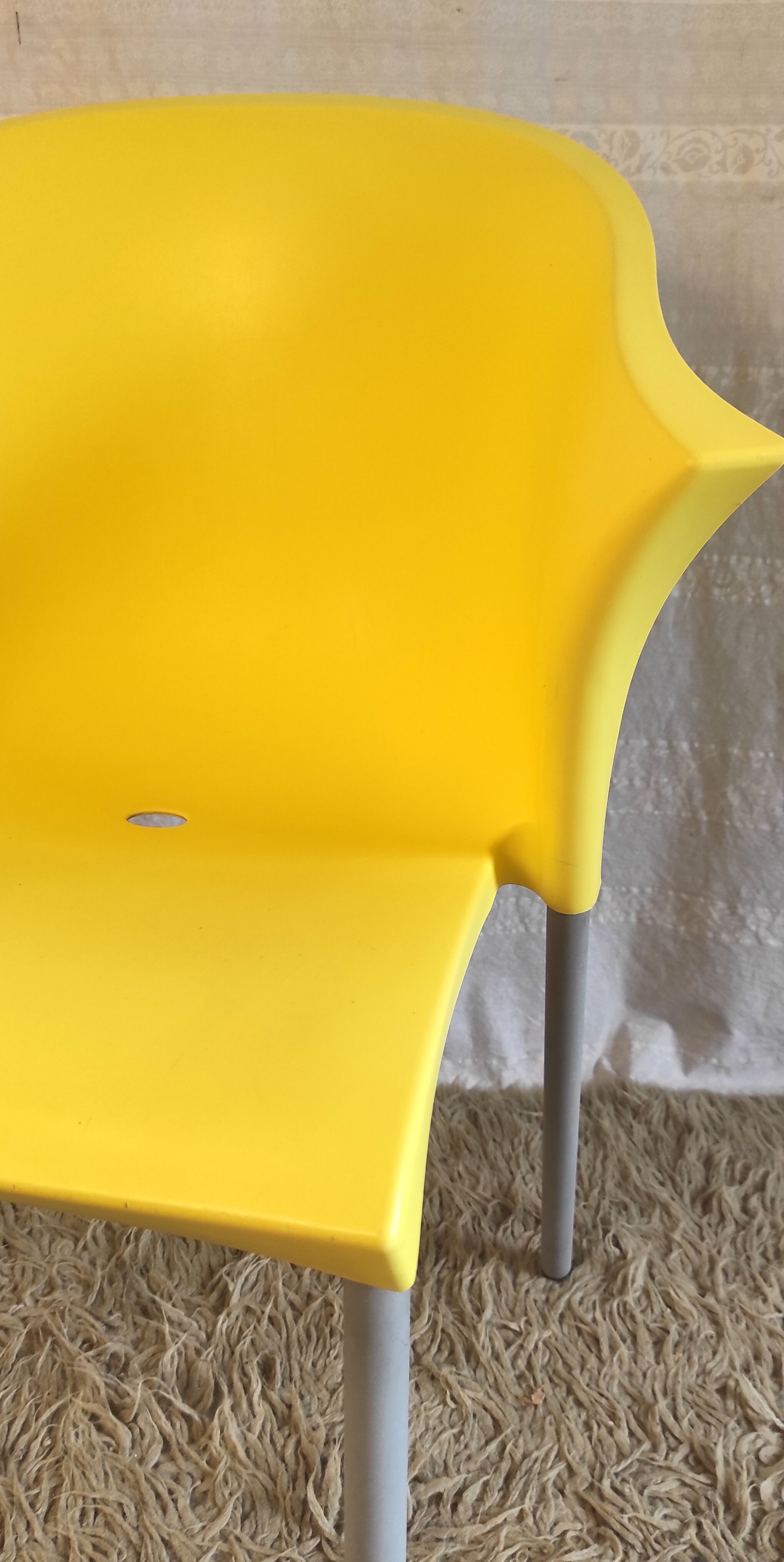 Yellow chair "blablabla" by Marc Maran for Parri A.&CO, end XXth