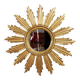 Vintage resin sun mirror
