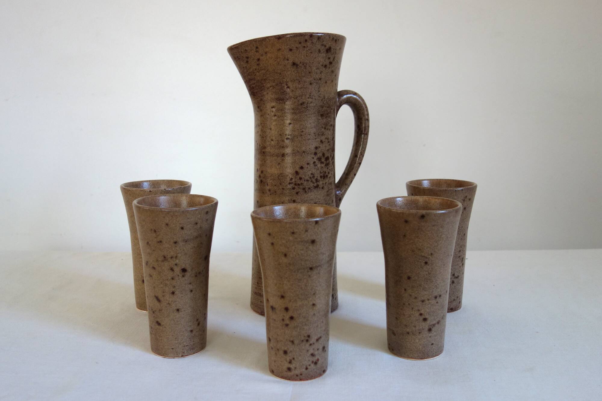 Vintage orangeade service Claude Paci Vallauris