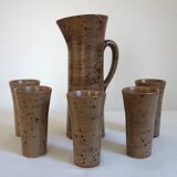 Vintage orangeade service Claude Paci Vallauris