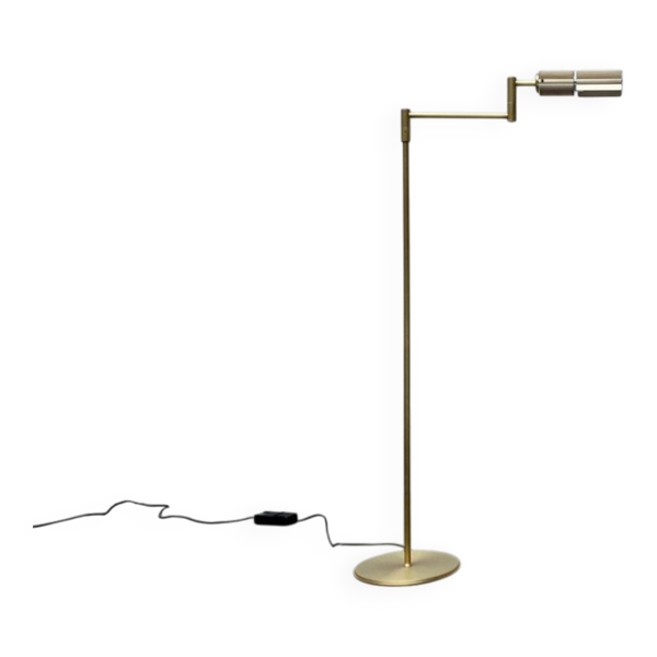 Lampe sur pied Vintage Space Age Haloprofil par V. Frauenknecht pour Swisslamps International, années 1970