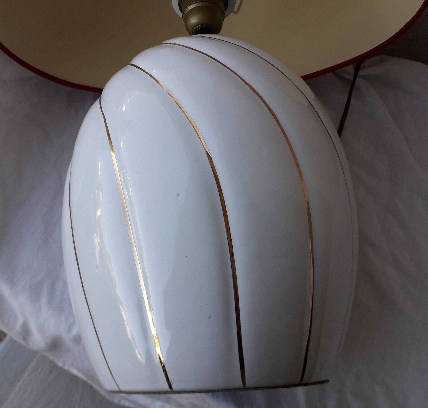 Lampe en céramique style Tommaso Barbi