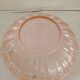 Pink glass bowl
