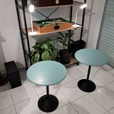 Set of postmodern side tables. Porada Arredi home.