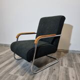 Restored tubular armchair by Anton Lorenz