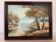 Small landscape painting in oil on panel.