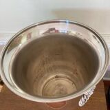 Champagne bucket with silver metal lion handles