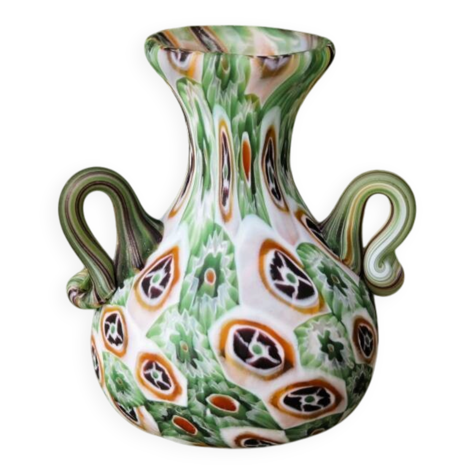 Small Murano Millefiori vase, Fratelli Toso