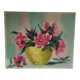Tableau huile sur toile bouquet de fleurs, XXème