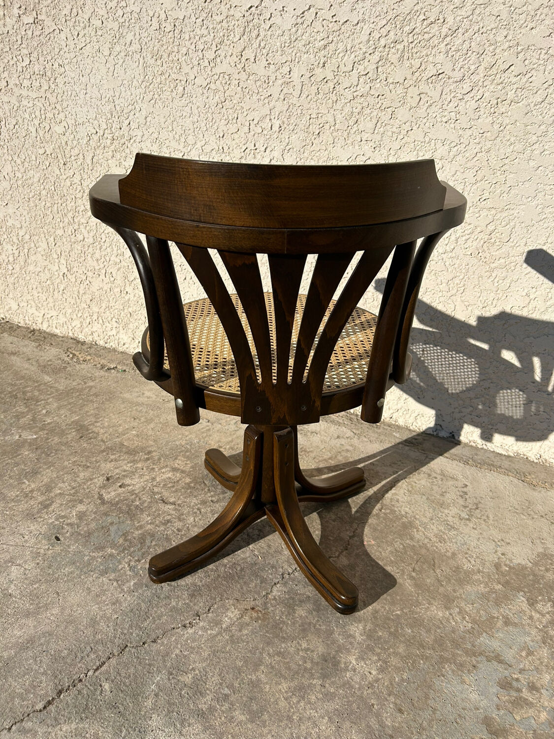 Swivel vintage armchair