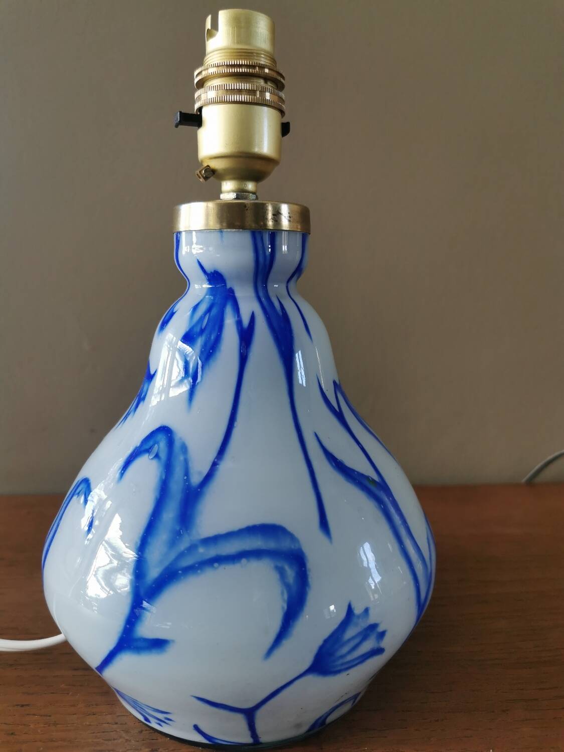 Vintage Murano glass lamp base