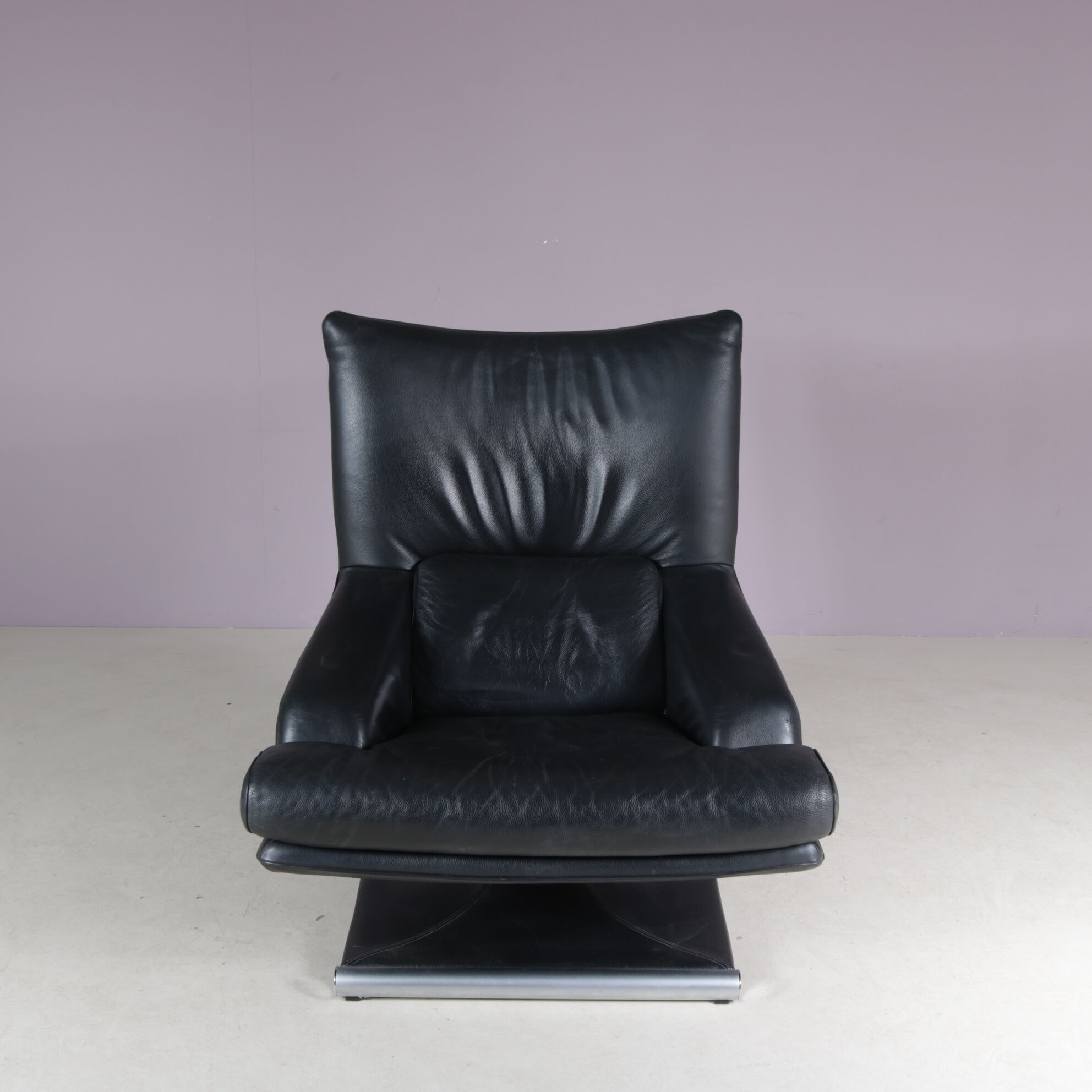 1980s lounge chair by Mathias Hoffman for Rolf Benz, Germany