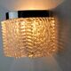 Wall lamp by Kaiser Leuchten in frosted glass Germany 1960