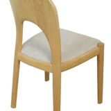 Set van 4 lichte eiken stoelen Niels Koefoed 'Morten' 'Vordingborg'