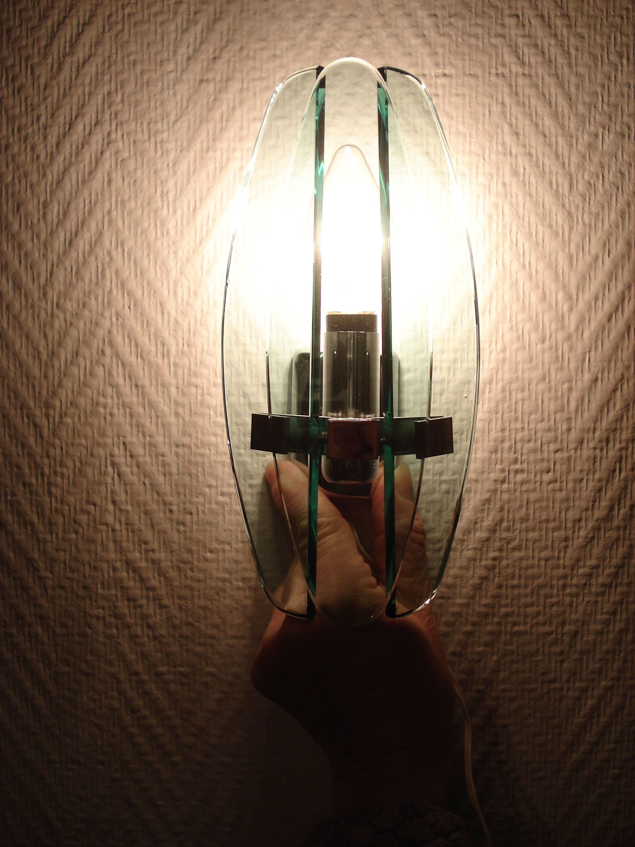 Vintage wall lamp veca 1970