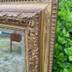 Old plastered and gilded wooden mirror 138x84